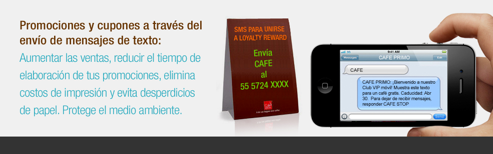 Incremente la respuesta a los cupones m&ograve;viles y promociones