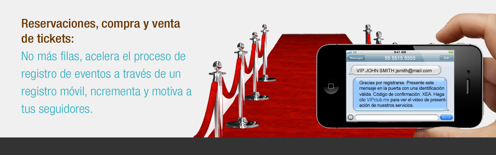 trav&egrave;s de promociones m&ograve;viles y realizando Check-ins f&agrave;ciles por SMS
